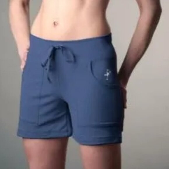 Terra Frog Athletic/Yoga Shorts in BLACK - Picture 1 of 3